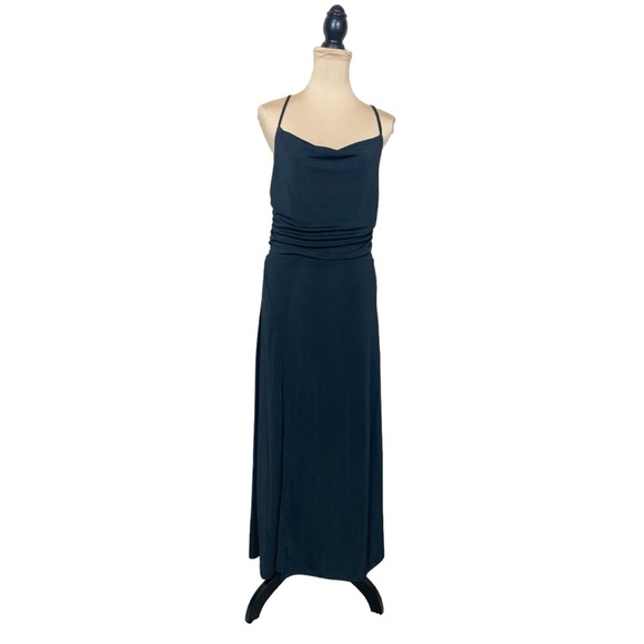 Jason Wu Dresses & Skirts - NWT Jason Wu Cowl Neck Ruched Waist Open Back Maxi Dress (D-1)
